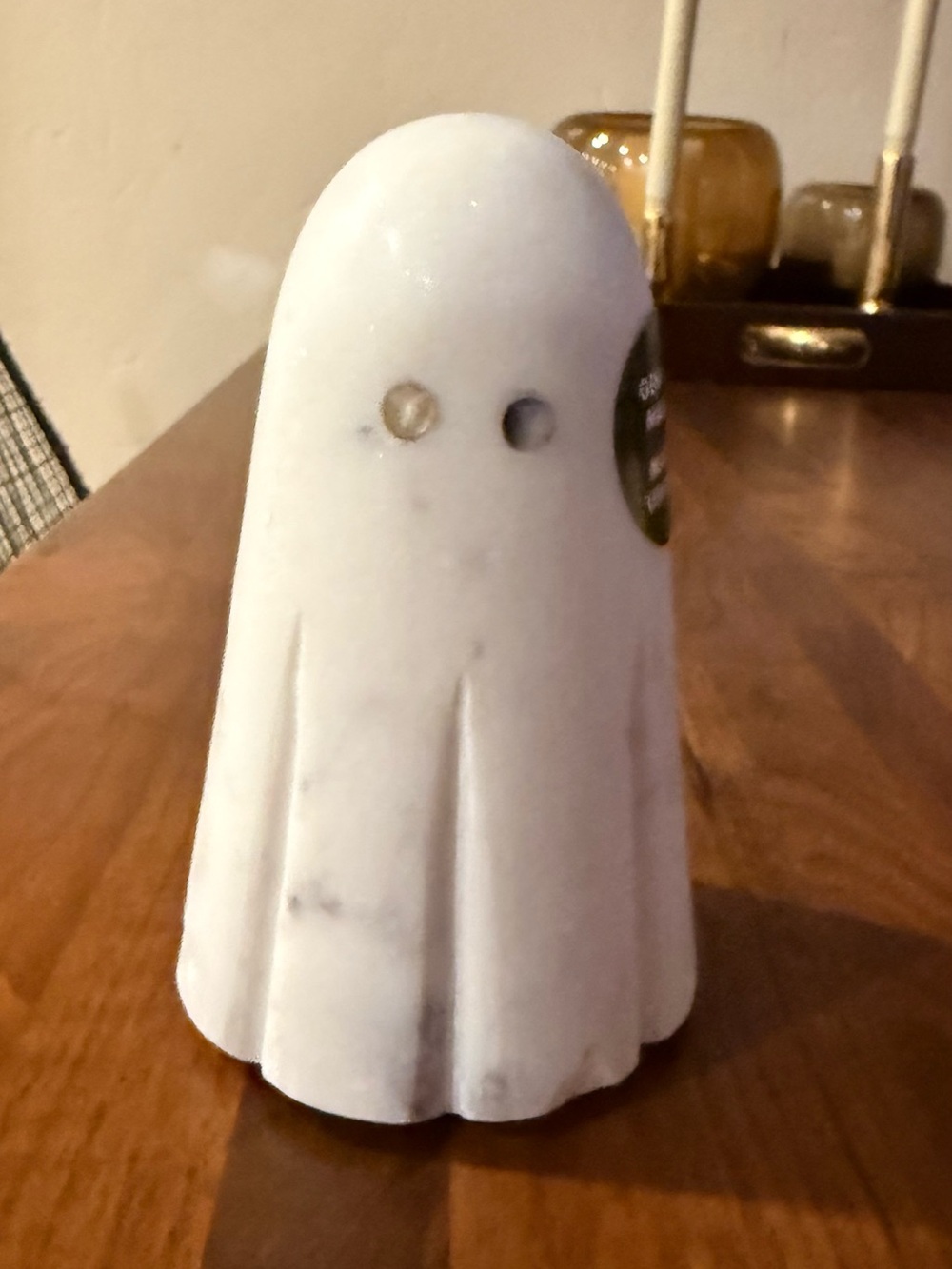 T.J.Maxx White Marble Ghost Figurine viral